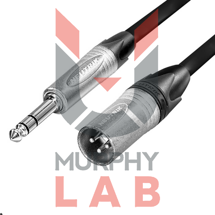 cavo XLR3-TRS1/4 maschio - 2mt