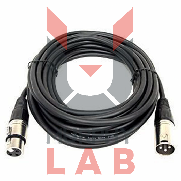 cavo XLR3-XLR3 maschio-femmina - 9 mt